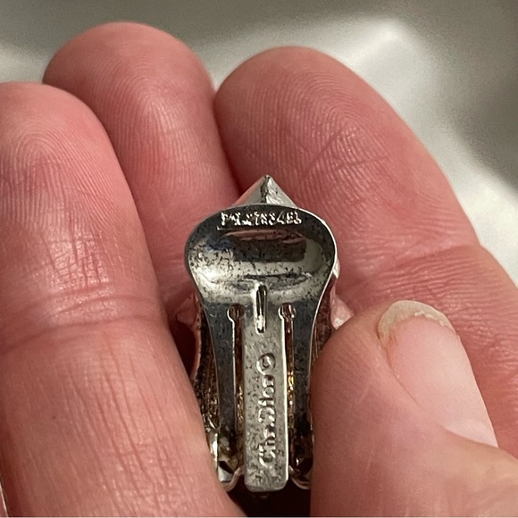 Christian Dior - Stunning Black and Crystal Clip On Earrings - Picture 8 of 9